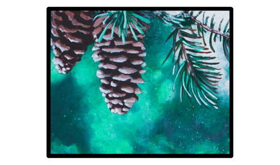 Winter Pinecones