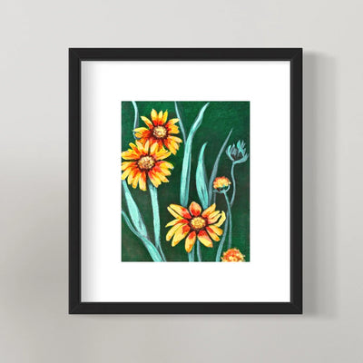 Golden Spring Flowers